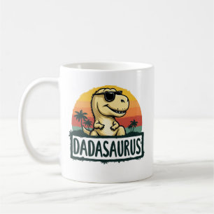Dadasaurus Dinosaur Dad Dada Saurus Father's Day Coffee Mug