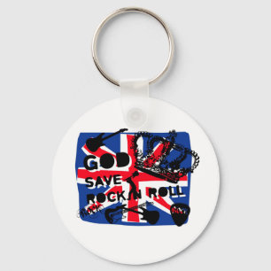 Dadawan God save Rock'n'Roll Keychain
