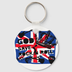Dadawan God save Rock'n'Roll Keychain
