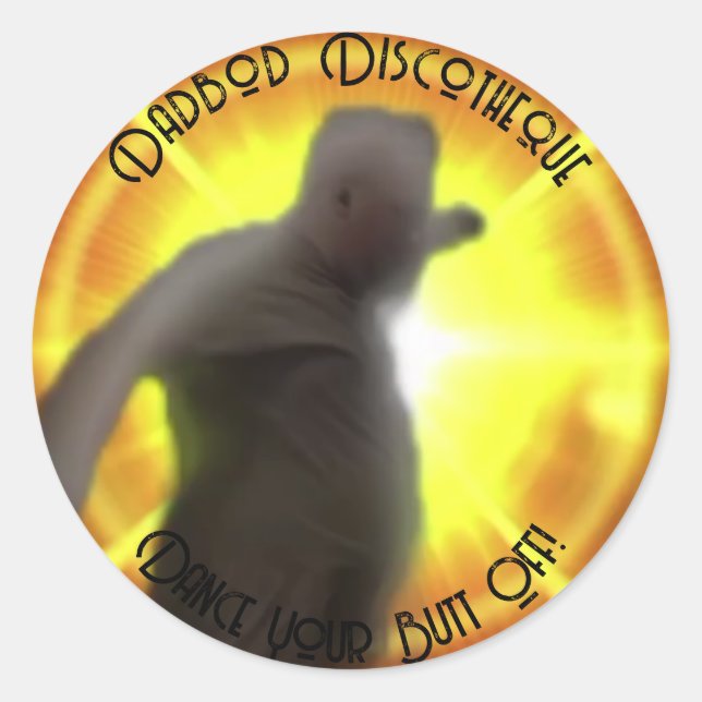 Dadbod Disco Sticker (Front)
