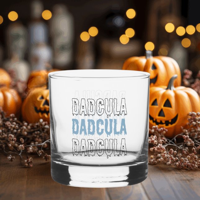 Dadcula Blue Halloween  Whiskey Glass (Creator Uploaded)