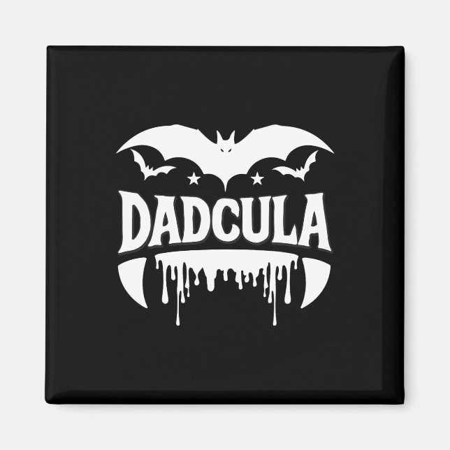 Dadcula Halloween Bat Vampire Fangs Flowing Effect Magnet (Front)