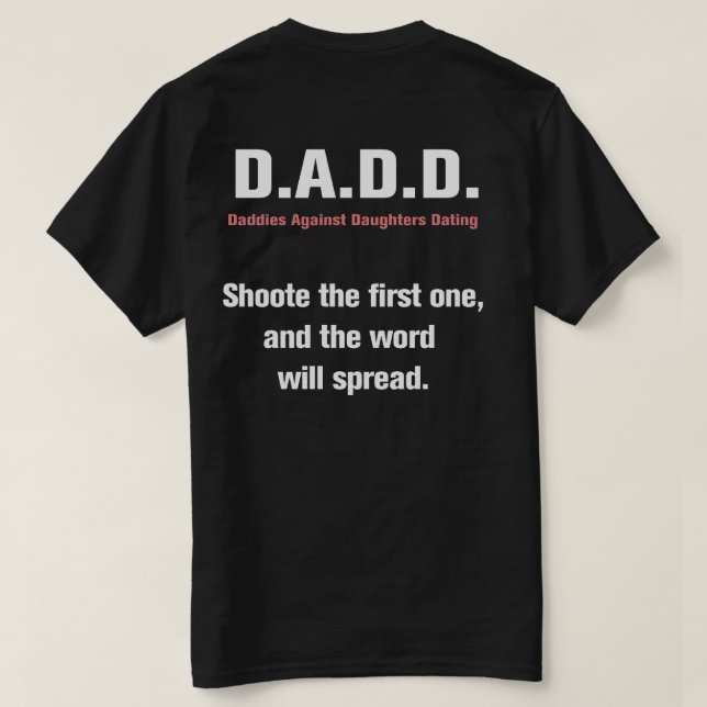 Daddies Against Daughters Dating Tee (Design Back)