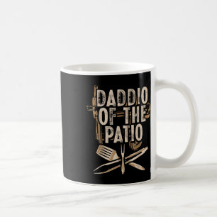 Daddio Of The Patio Dad Bbq Grilling Smoking Meat  Coffee Mug