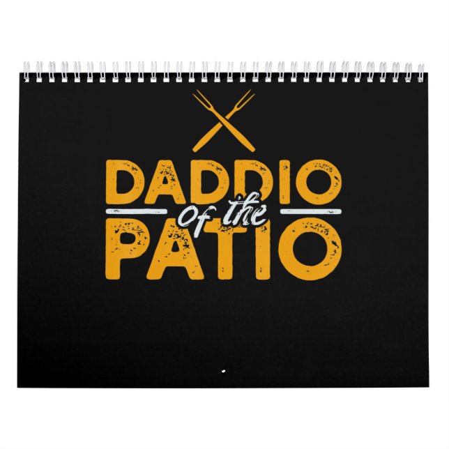 Daddio Of The Patio Funny Grill BBQ Calendar (Cover)
