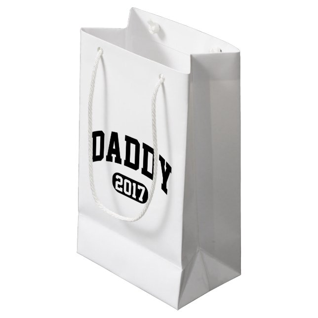 Daddy 2017 small gift bag (Front Angled)