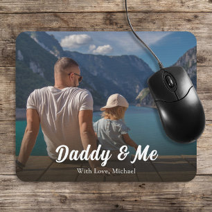 Daddy and Me Personalized Dad Gift Mouse Pad