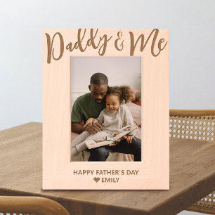 Daddy and Me Personalized Father's Day Etched Frames