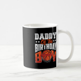 Daddy basketball birthday Boy Family Baller b-day Coffee Mug