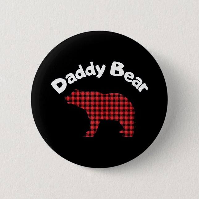 DADDY BEAR 2 INCH ROUND BUTTON (Front)