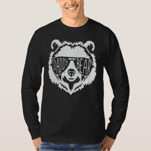 Daddy Bear Face With Sunglasses Mens Father s Day T-Shirt