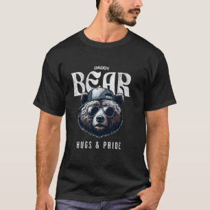 Daddy Bear Hugs & Pride Funny Bear Gift for men T-Shirt