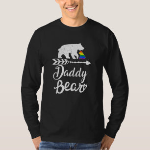 Daddy Bear Lgbt Lgbtq Rainbow Pride Gay Lesbian T-Shirt