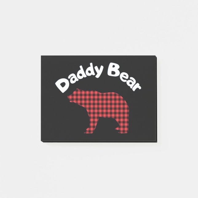 DADDY BEAR POST-IT NOTES (Front)