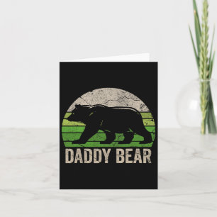 Daddy Bear Shirt Dad Bear T Shirt Men Fathers Day  Card