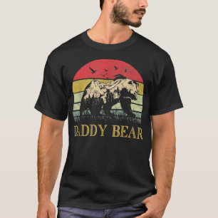 Daddy Bear Vintage T Shirt Fathers Day 