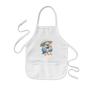 Daddy Bird Chef Apron Family Kitchen Art