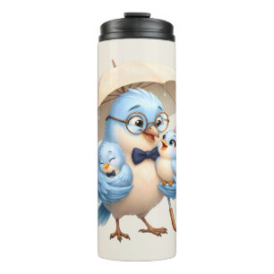 Daddy Bird Coffee Tumbler Family Style