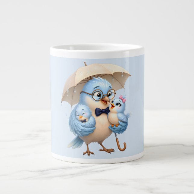 Daddy Bird Mug for Father's Day Coffee (Front)