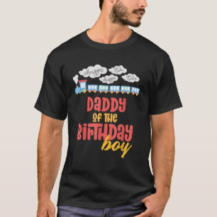 Daddy Birthday Boy Train I m 2 Two Yr Old Chugga E T-Shirt
