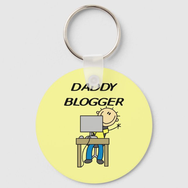Daddy Blogger Keychain (Front)