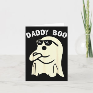 Daddy Boo Halloween Family Matching Costume Ghost Card