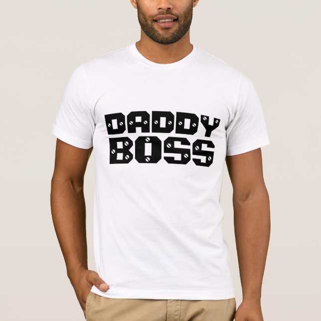DADDY BOSS MEN'S FUNNY T-Shirts (Front)