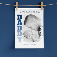 Daddy Brushed Effect Photo Fathers Day