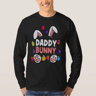 Daddy Bunny Easter Bunny Dad Family Matching Easte T-Shirt
