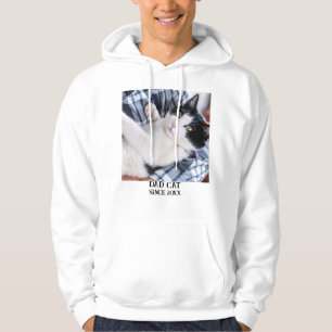 Daddy cat since Photo cute cat Hoodie