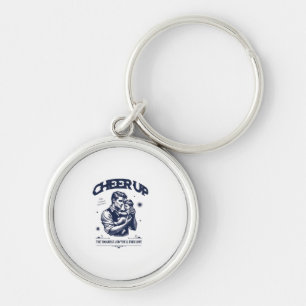 DADDY CHEER UP ROUND KEYCHAIN 