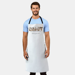 Daddy Chef Photo Collage Father's Day Apron
