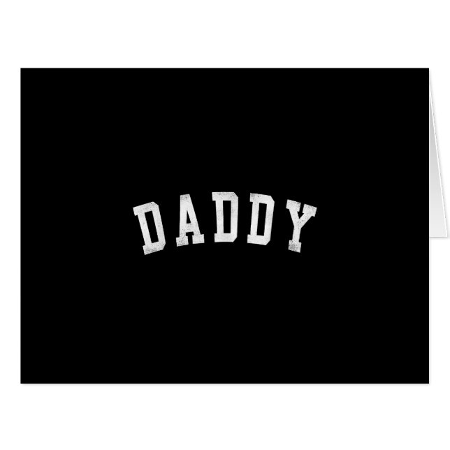 Daddy - Classic Bold Font Father's Day Daddy (Front Horizontal)
