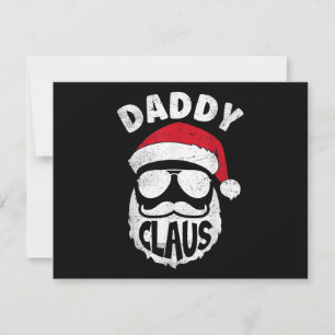 Daddy Claus Santa Claus Funny Christmas Matching P