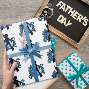 Daddy Cool Disco Dance Father Day Wrapping Paper