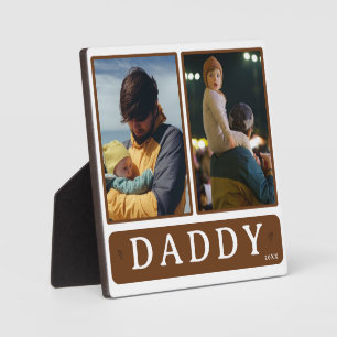 Daddy Custom Father's Day Photo Collage plaque