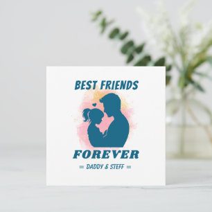 Daddy-Daughter Best Friend Forever - Custom Name 5