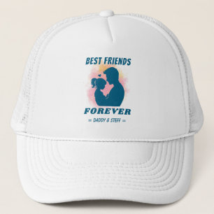 Daddy-Daughter Best Friend Forever - Custom Name 5 Trucker Hat