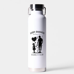 Daddy-Daughter Best Friend Forever - Custom Name Water Bottle