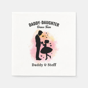 Daddy-Daughter Dance Team (3) T-Shirt Napkin