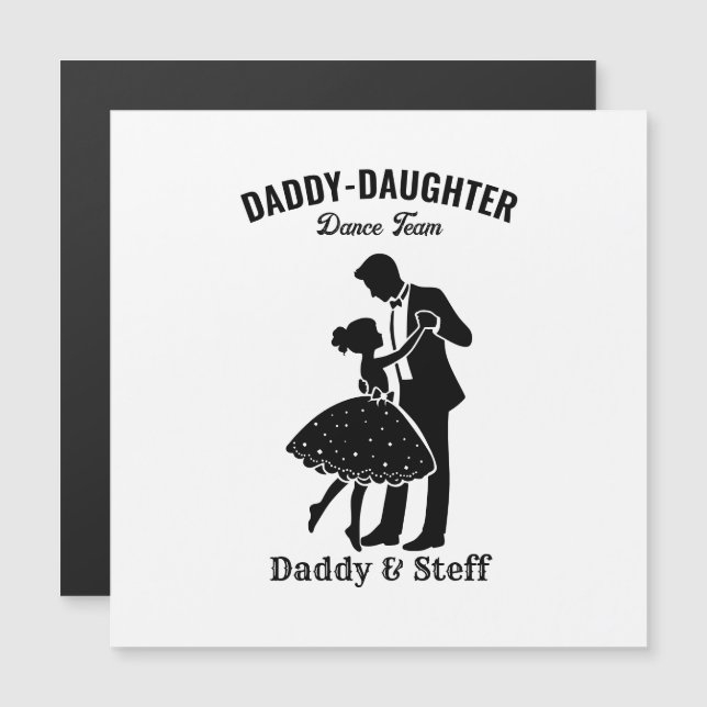 Daddy-Daughter Dance Team (4) T-Shirt (Front/Back)