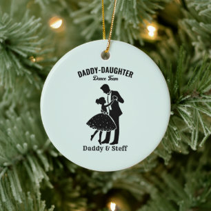 Daddy-Daughter Dance Team (4) T-Shirt Ceramic Ornament