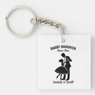 Daddy-Daughter Dance Team (4) T-Shirt Keychain