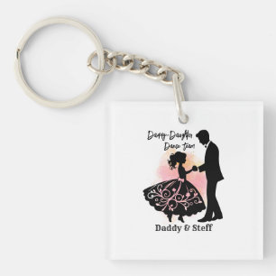 Daddy-Daughter Dance Team Keychain