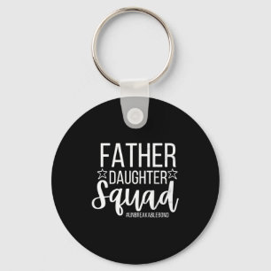 Daddy Daughter Squad Fathers Day Matching Dad And  Keychain