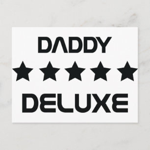 daddy deluxe icon postcard