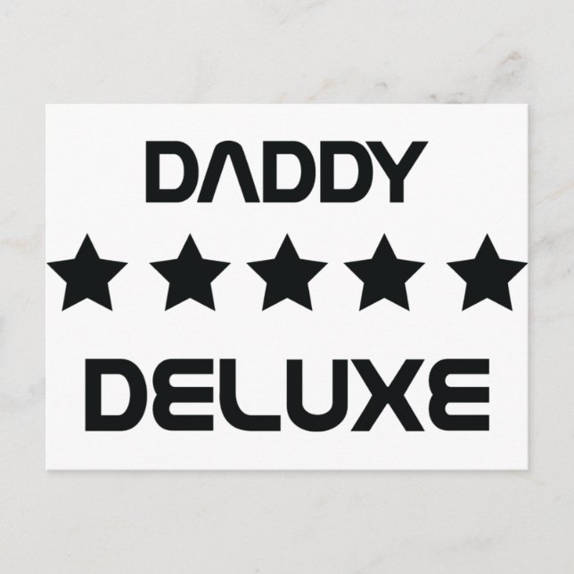 daddy deluxe icon postcard (Front)