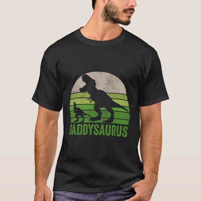 Daddy Dinosaur Daddy Funny Fathers Day Gift  T-Shirt (Front)