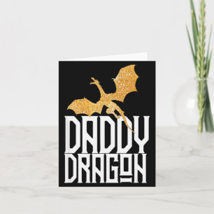 Daddy Dragon Christmas Shirt Matching Family Dad H Card