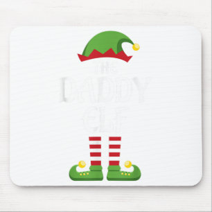 Daddy Elf Family Matching Group Christmas Dad _1 Mouse Pad